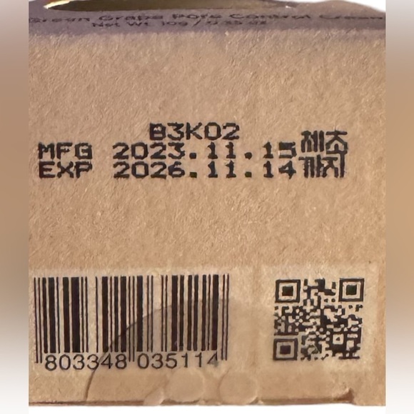 FRUDIA Grape Pore Control Cream Moisturizer Cream Korean Skincare 0.33 fl oz NWT - Picture 5 of 13